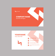 Unique business card vector