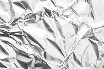 Black and white background crumpled aluminum foil texture