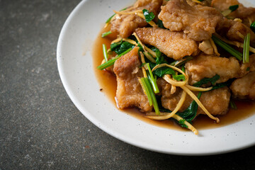 Stir Fried Fish with Chinese Celery