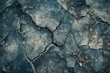 texture of dry cracked soil