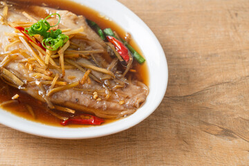 Steamed Fish with Soy Sauce