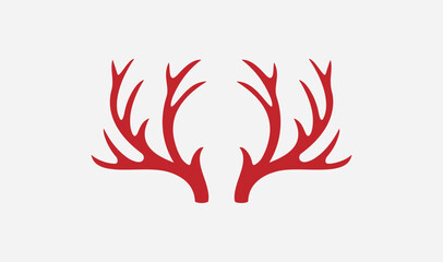 Antler logo, Deer logo, Wild animal, Deerhorn logo illustration vector