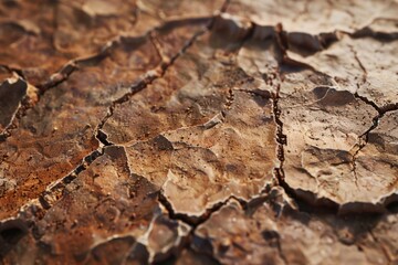 Fototapeta premium texture of dry cracked soil