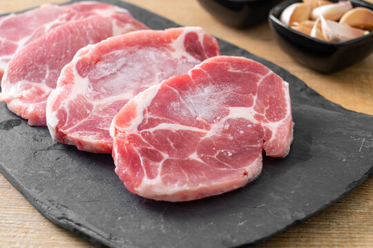 fresh pork neck raw or collar pork