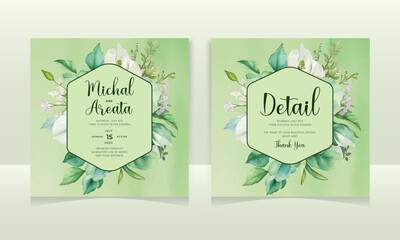 Flower botanical instagram frame post background. Vector illustration for card, banner, invitation, social media post, poster, mobile apps, advertising