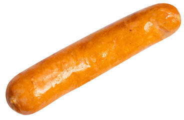 Sausages isolated on white background. Grilled smoke beef sausage isolated on white background PNG File..