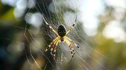 Spider web selective focus