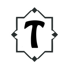 Elegant logos, Wedding monograms, hand drawn elegant, delicate collection,leter t