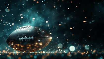 sporty super bowl sunday background with copy space for text, generative by AI