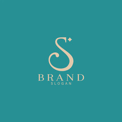 Fototapeta premium S, S logo, Luxury Logo, SS