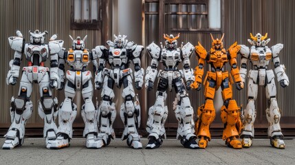 Obraz premium Robot group