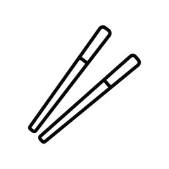 chopsticks icon vector design template simple and clean