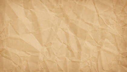 Fototapeta premium Crumpled Paper Texture: A Beige Background