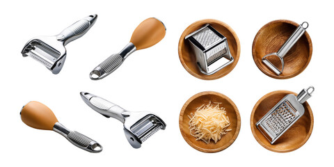 Kitchen Tools on Transparent Background