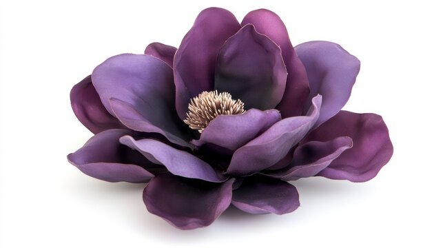 Purple magnolia flower Magnolia felix isolated on white background