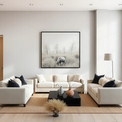 modern living room with transparent background, modern living room ,living room interior ,living room with fireplace