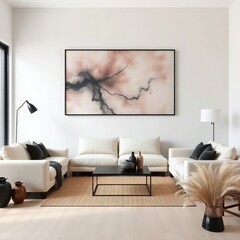 modern living room with transparent background, modern living room ,living room interior ,living room with fireplace
