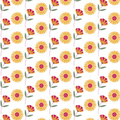 pattern with flowers