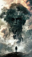 Mystical Landscape: Awe-Inspiring Surreal Nature Scene