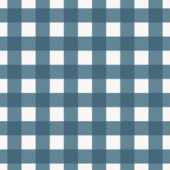Vintage small checks in a subtle color palette of grey blue and white. Minimal geometric design. A seamless vector pattern. Great for home decor, fabric, wallpaper, gift wrap, stationery, packaging.