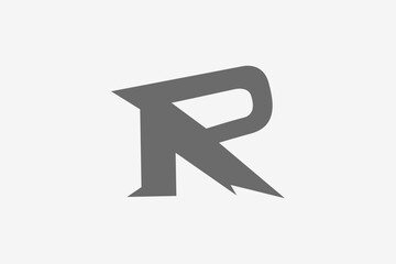 Letter R sport bold logo
