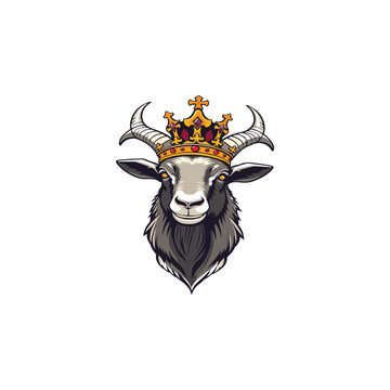 crowned goat