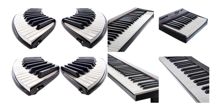 Unique Melodica Collection on Transparent Background - Powered by Adobe