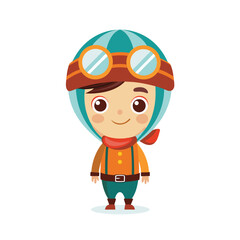 Cartoon transportation vehicle characters vector. Flat design transport vehicles illustration