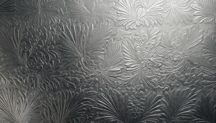 Obraz premium Shiny etched metallic paper texture with fine reflective engravings