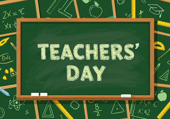Fototapeta premium Teachers' Day - Tribute to Our Guides