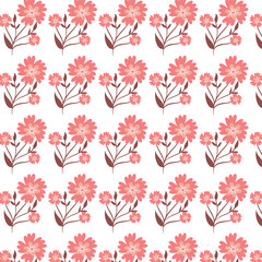 seamless pattern with flowers