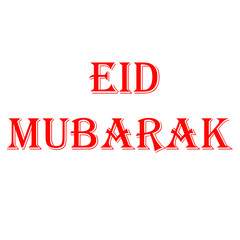 Eid Mubarak
Arabic Calligraphy in English Alphabet Text.
Eid Mubarak Text Isolated White Background.
Eid Ul Fitar, EID Ul Adha
EID-Mubarak Muslims Religious Festival EID-Mubarak 