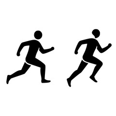 running man silhouette