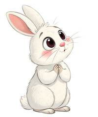 Obraz premium Cartoon illustration of a cute smiling squirrel character with a fun and playful design