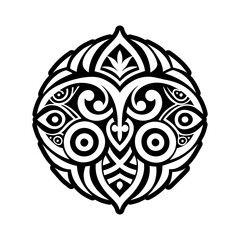 Nature symbol icon in glyph style