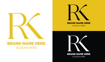 Rk Logo, Logo, Branding, Minimalist, Corporate, Modern, Business Logo, Company Branding, Luxury Logo, Typography