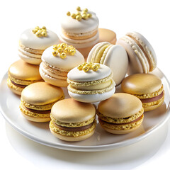 macaroons on a plate