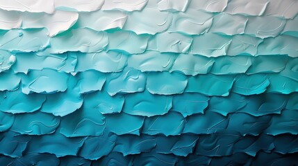 Obraz premium Bold gradient with dark to light transitions of blue and turquoise creating depth. 