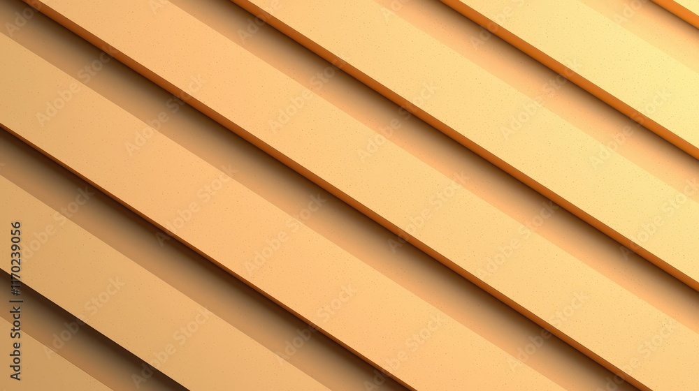 Poster abstract pattern of diagonal lines in warm beige color palette