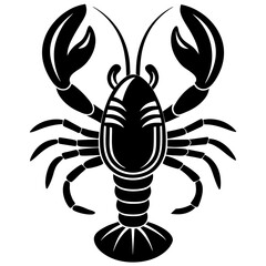 Cute Lobster vector cartoon illustration