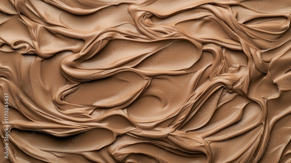 Poster smooth and creamy brown texture for background and design use