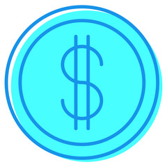 Blue Business Icon Vector