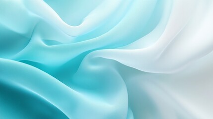 Obraz premium Light and Airy Fabric with Pastel Gradient Background - made with Generative AI