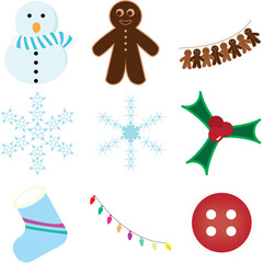 Isolated Christmas Element	
