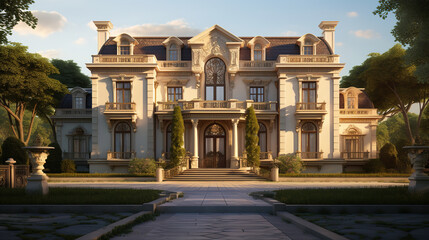 Majestic Mansion with Exquisite Architectural Details