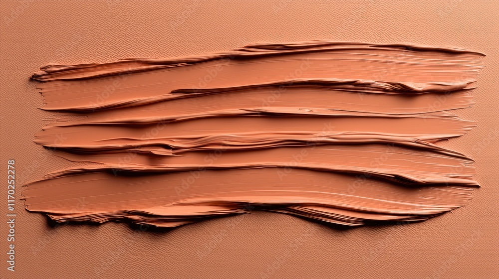 Poster smooth abstract texture of orange paint on canvas surface