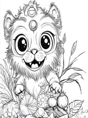 The Cheerful Lion Dance Amidst the Harvest of Fortune