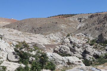 Devil (Seytan) Bridge and valley view in Sille. Sille is historical village in Konya, Turkey.