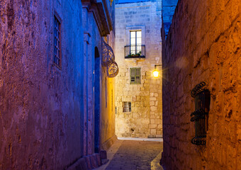Obraz premium Streets of Malta, Mdina 