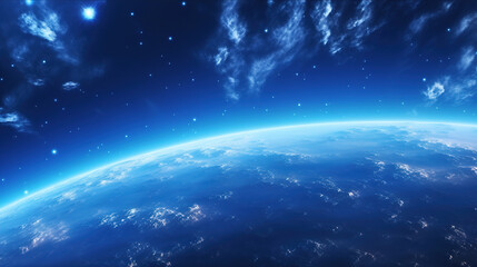 Fototapeta premium Earth from Space - A Celestial View